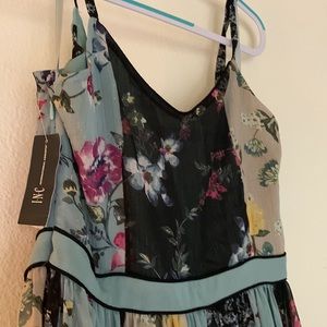 International Concepts Sheer Layered Maxi Dress